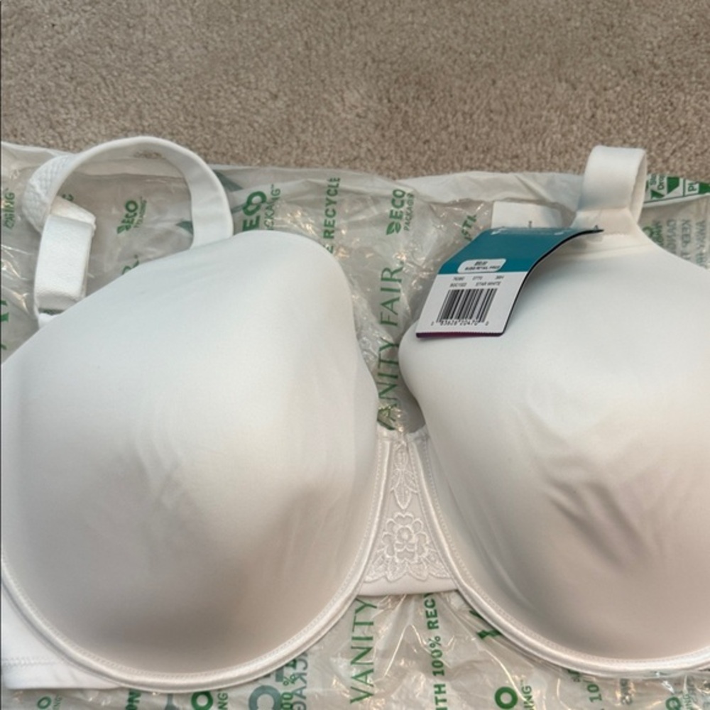 Vanity Fair White Bra